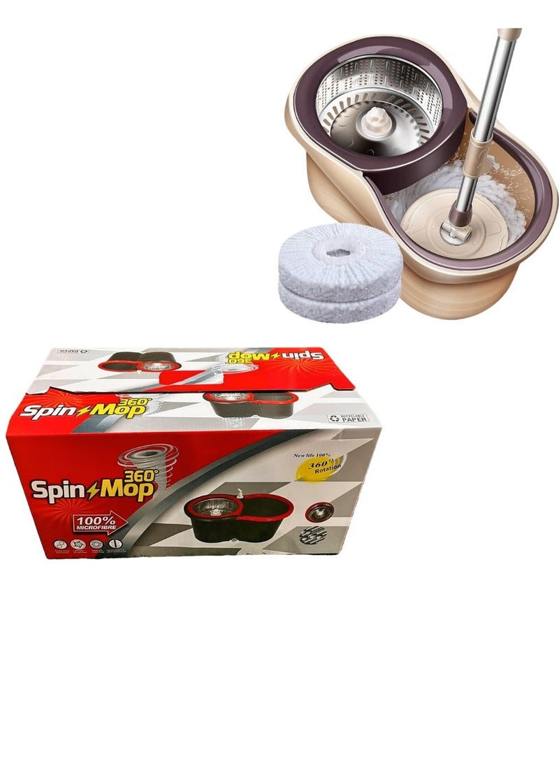 Generic - Mop and Bucket – 2 Stage Floor Mop with Built-in Detergent Dispenser Separates Clean and Dirty Water to Get Floors Cleaner - Image 1