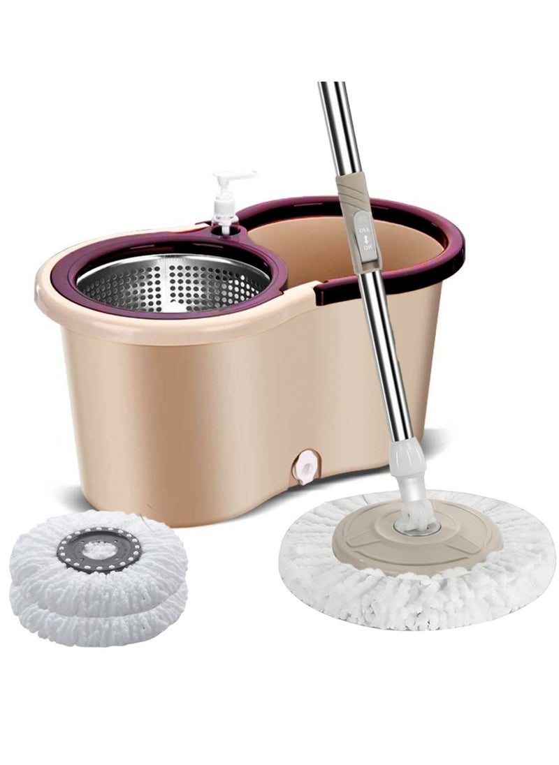 Generic - Mop and Bucket – 2 Stage Floor Mop with Built-in Detergent Dispenser Separates Clean and Dirty Water to Get Floors Cleaner - Image 1