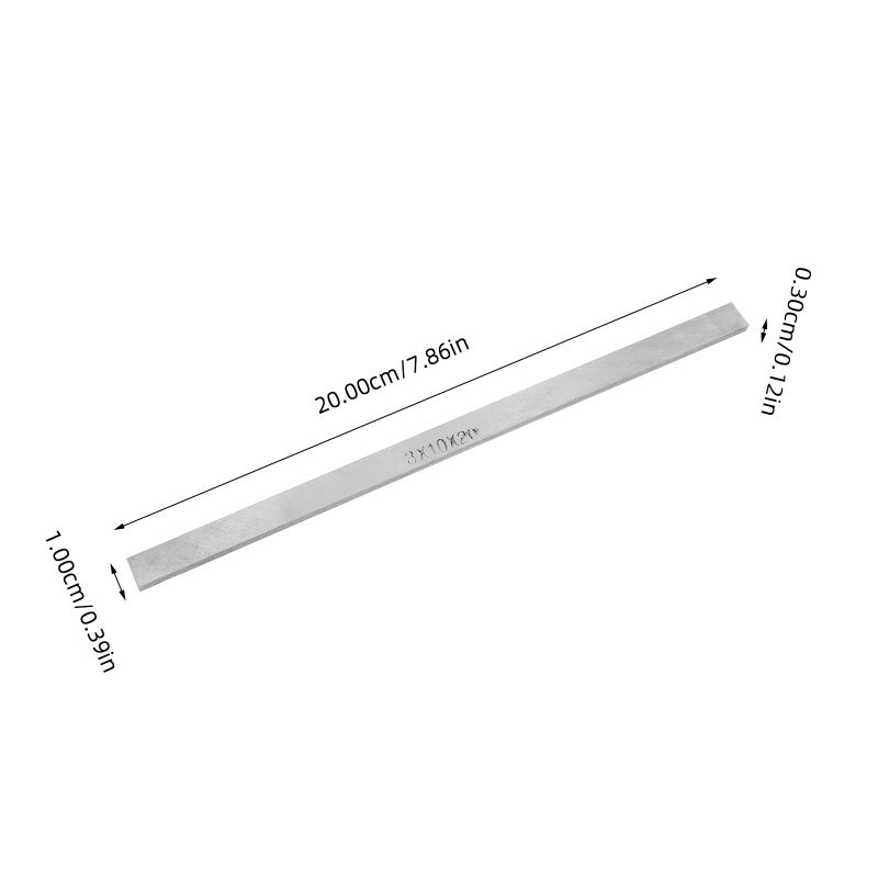 High Speed Steel Flat Bar 3X10X200Mm White Steel Strip Stock for Knife Making Craft Industrial Metal Plate - Image 3