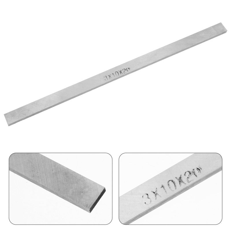 High Speed Steel Flat Bar 3X10X200Mm White Steel Strip Stock for Knife Making Craft Industrial Metal Plate - Image 4