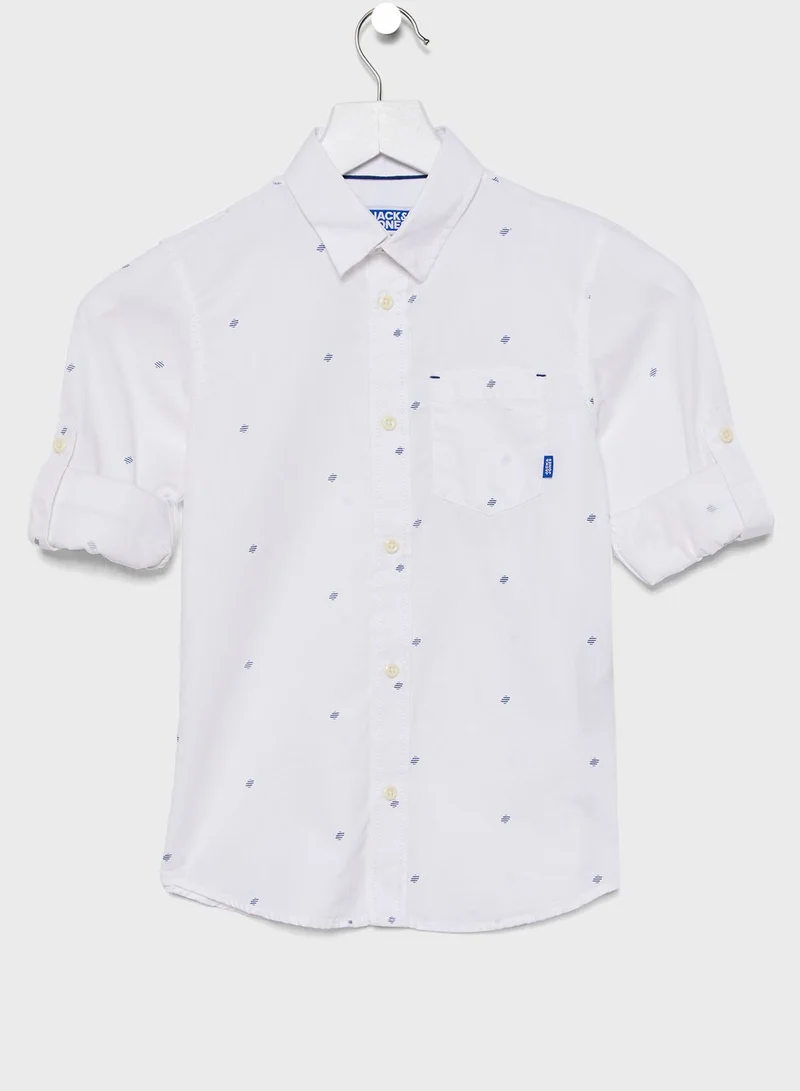 Jack & Jones Junior Teen Button Down Collar Shirt