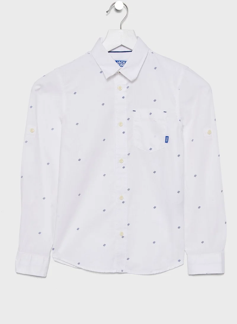 Jack & Jones Junior Teen Button Down Collar Shirt