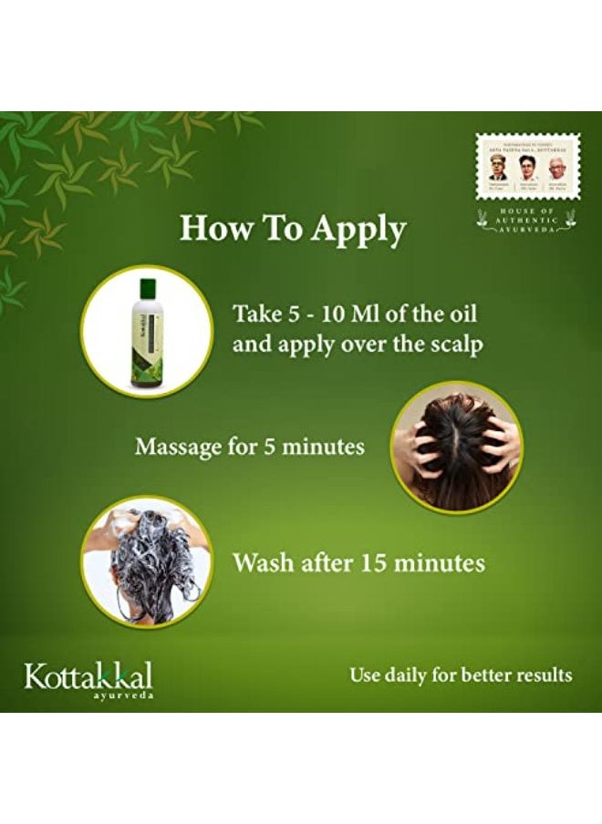 Kottakkal ayurveda Hair Nourishing Oil, Strengthen Hair & Follicles, With Benefits of Amla, Paraben & Sulphate Free, No Artificial Colour & Fragrance - 150 ml  - Image 2