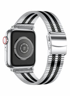 KASTWAVE Metal Band Compatible with Apple Watch Series 8/7/6/5/4/SE 42mm 44mm 45mm  - Image 3