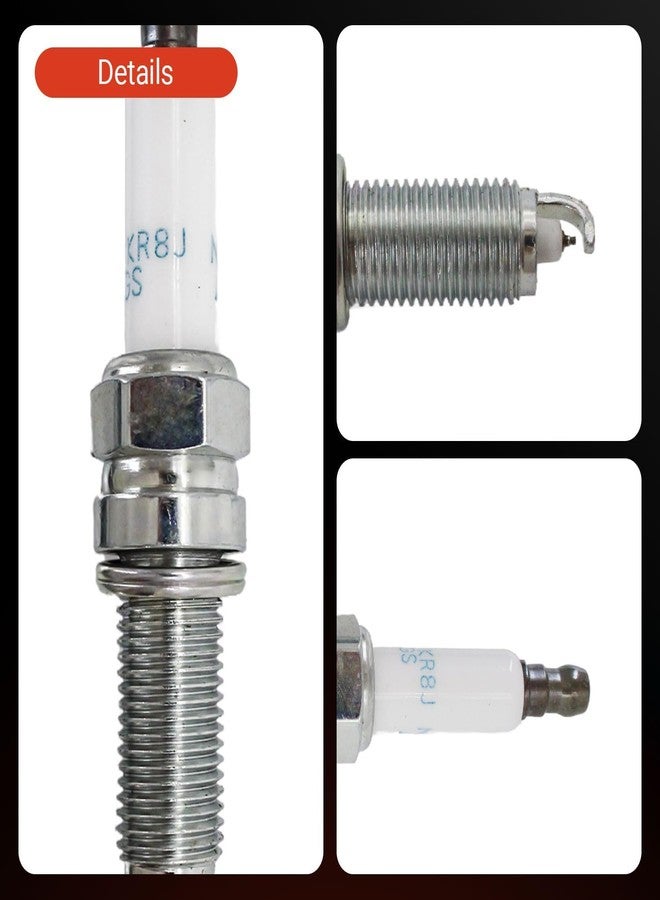 Powkos Spark Plug Set 18875-08085 Compatible with Hyundai Sonata 2020 2021 Kia K5 2021 1.6L L4 Engine Replaces 1887508085 4 Piece OEM Factory Direct Fit Ignition Parts (4 Pack) - Image 4