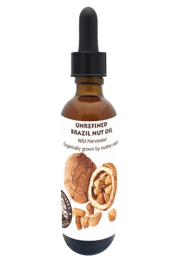 Best Nature's Cosmetics Virgin Organic Brazil Nut Oil Moisturizer for Skin and Hair, 1 Fl Oz - Image 1