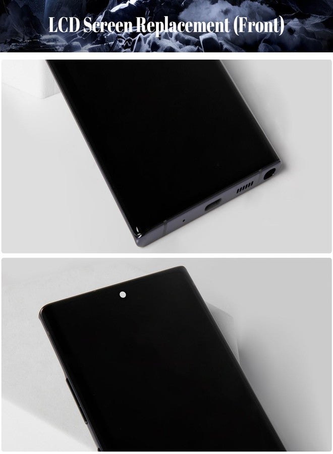 SRJTEK Oled Screen Repair Kit Samsung Note 10 Plus Replacement Galaxy 4G/5G LCD Sm-N975 Sm-N976 With Frame (Black) - Image 5