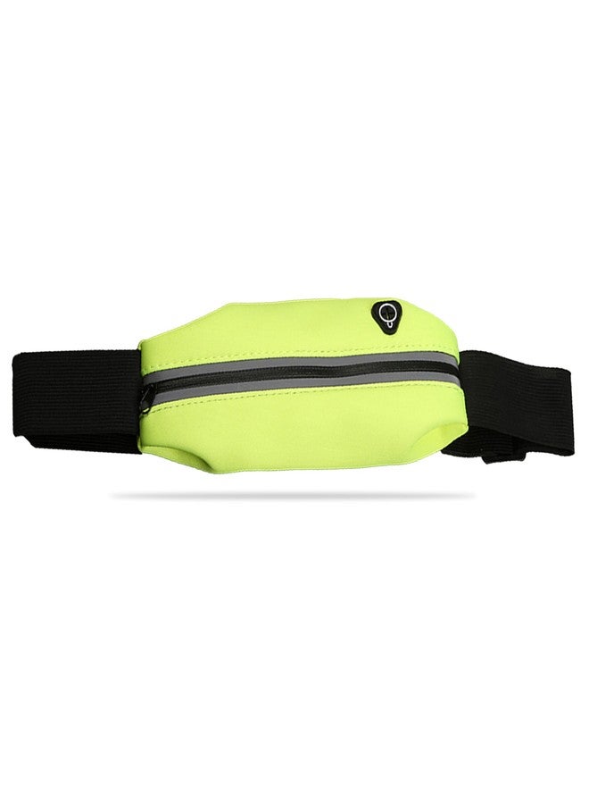 Kraptick Running Waist Belt | Adjustable, Waterproof & Sweatproof Jogging Belt | Sports Waist Pouch for Phone, Keys & Money | Lightweight Fitness Belt for Running, Gym, Cycling & Walking (Green) - Image 1