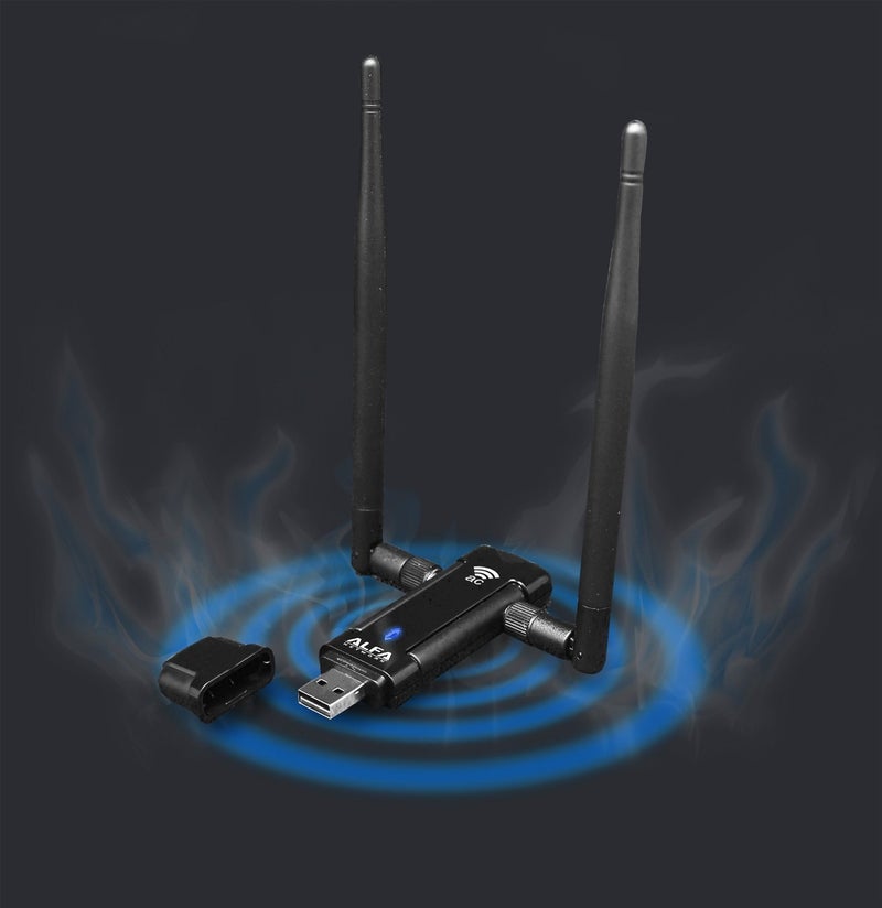 ALFA Network AWUS036AC Long-Range Wide-Coverage Dual-Band AC1200 USB Wireless Wi-Fi Adapter w/High-Sensitivity External Antenna - Windows, MacOS & Kali Linux Supported - Image 2