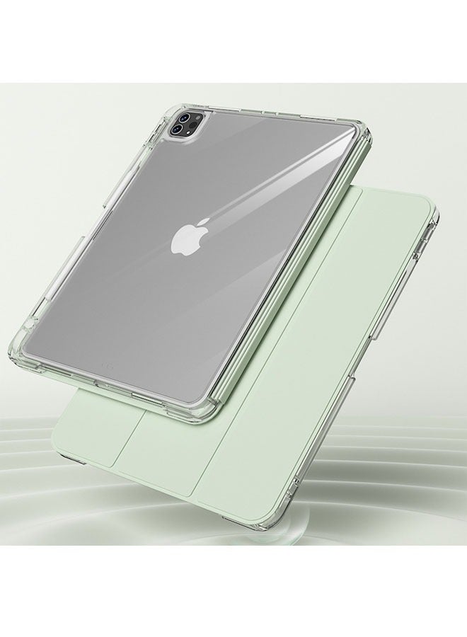 عام غطاء حماية رفيع وقابل للفصل لـ iPad Pro 11/13 بوصة 2024 مع صينية للقلم وأكثر من قاعدة، متوافق مع iPad Pro 11/13 بوصة من الأكريليك الشفاف لحماية الجهاز من الانثناء. - Image 3