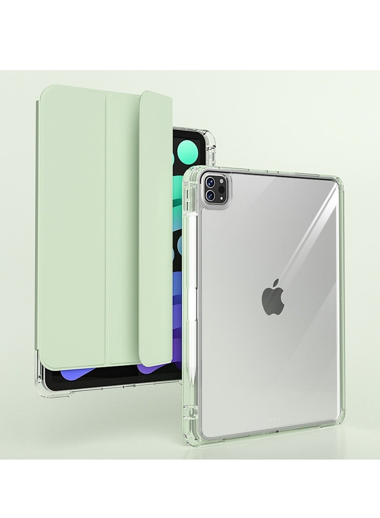 عام غطاء حماية رفيع وقابل للفصل لـ iPad Pro 11/13 بوصة 2024 مع صينية للقلم وأكثر من قاعدة، متوافق مع iPad Pro 11/13 بوصة من الأكريليك الشفاف لحماية الجهاز من الانثناء. - Image 1