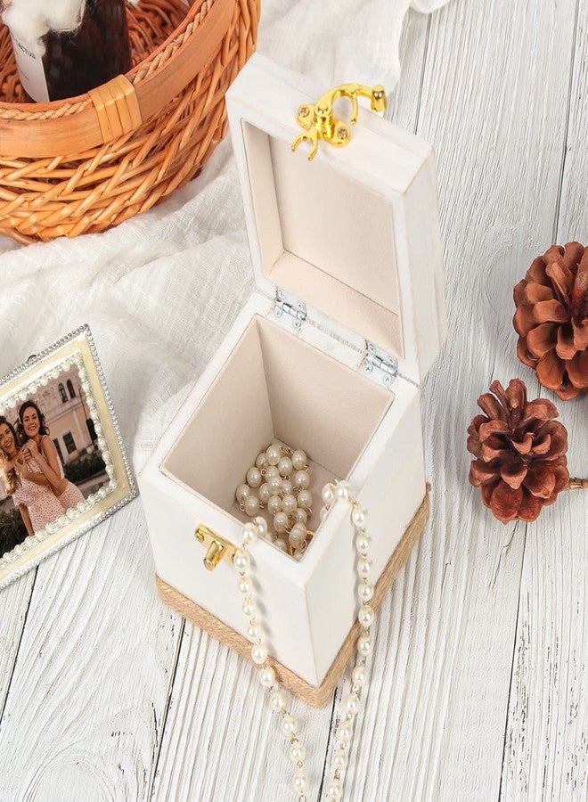 J JACKCUBE DESIGN JACKCUBE DESIGN Friendship Keepsake Box, Wooden Gift Memory Box with Hinged Lid, Trinket, Jewelry, Gift Card, Souvenir Storage Holder- MK1063A - Image 5