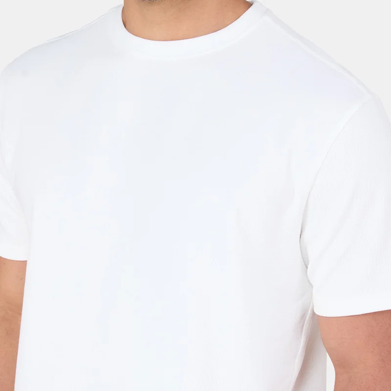 Sun and Sand Sports White Men's Waffle T-Shirt for Men | Best Price UAE