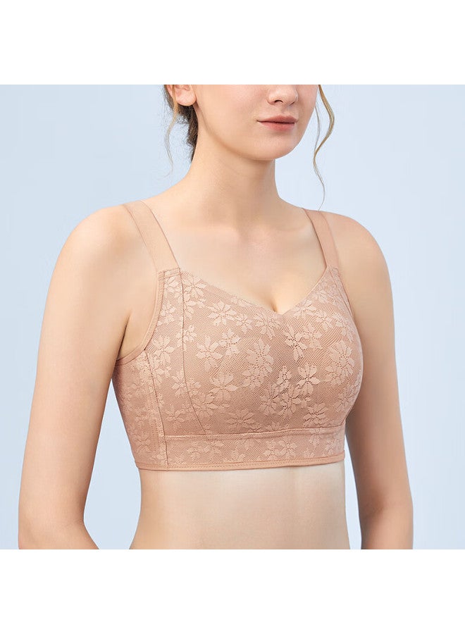 QIANNAIMEI Qianamei Women's Bra, Large Bust Minimizer, Thin Seamless Wireless Full Coverage, Side Support Bra, Mint Mambo, 2xl  - Image 3