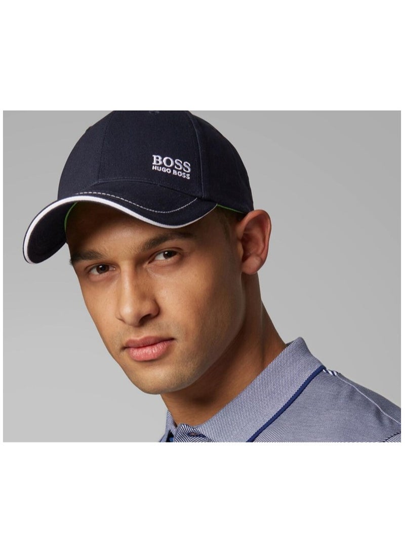 BOSS قبعة بيسبول قطنية بتصميم شعار منحني للرجال من بوس - Image 2