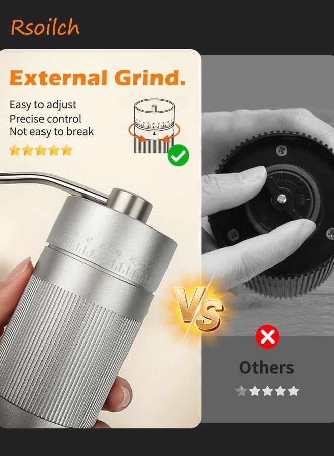 Rsoilch HS-016-Al-JCST-Sliver manual coffee grinder - Image 4