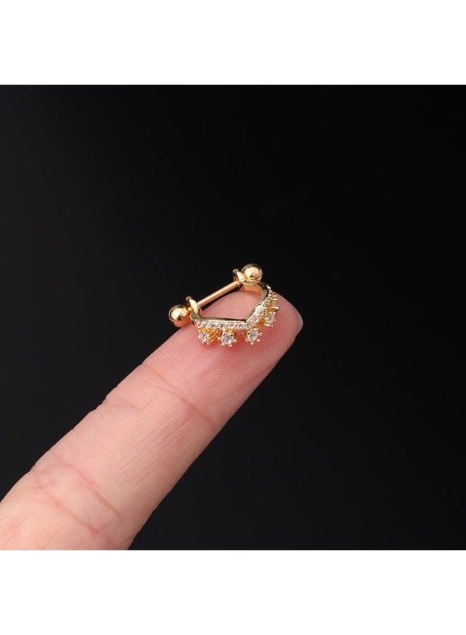 Mark Fairwhale Stainless Steel Screw Rod Popular Cartilage Puncture Jewelry Single Piece