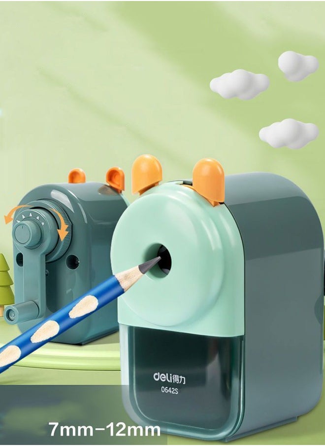 Deli - Five-speed Adjustable Pencil Sharpener for Primary and Secondary School Students Multi-functional Pencil Sharpener for School/Office/Home - Image 1