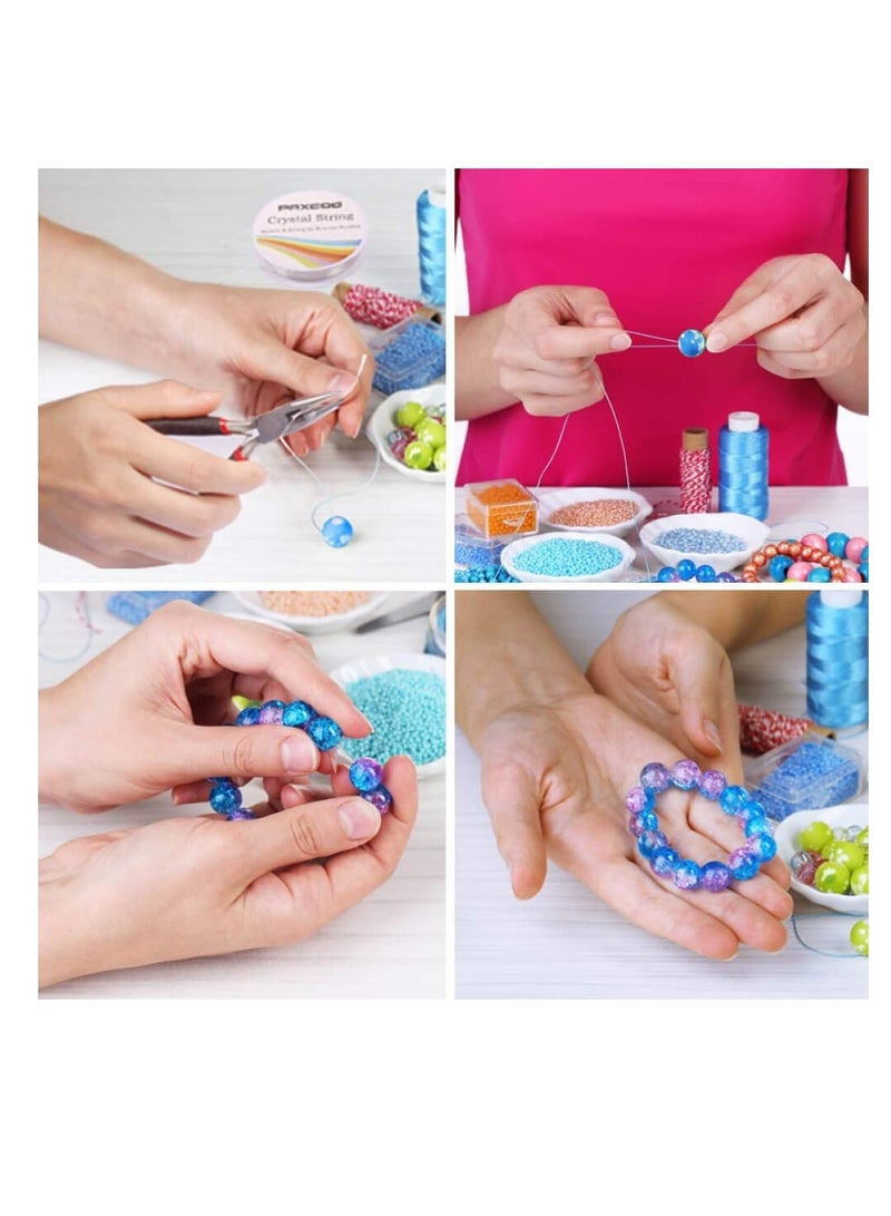 Jewelry Making Supplies Kit - Jewelry Repair Tools with Accessories Jewelry Pliers Findings and Beading Wires for Beginners - Image 2