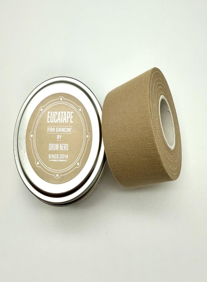 Eucatape Eucalyptus Infused Dancing Tape Neutral Color Series - Protects from Blisters Cuts Dry Skin in Ballet Salsa Hip Hop Ballroom Contemporary Latin Irish Modern Jazz Tap (Beige 1 PK)