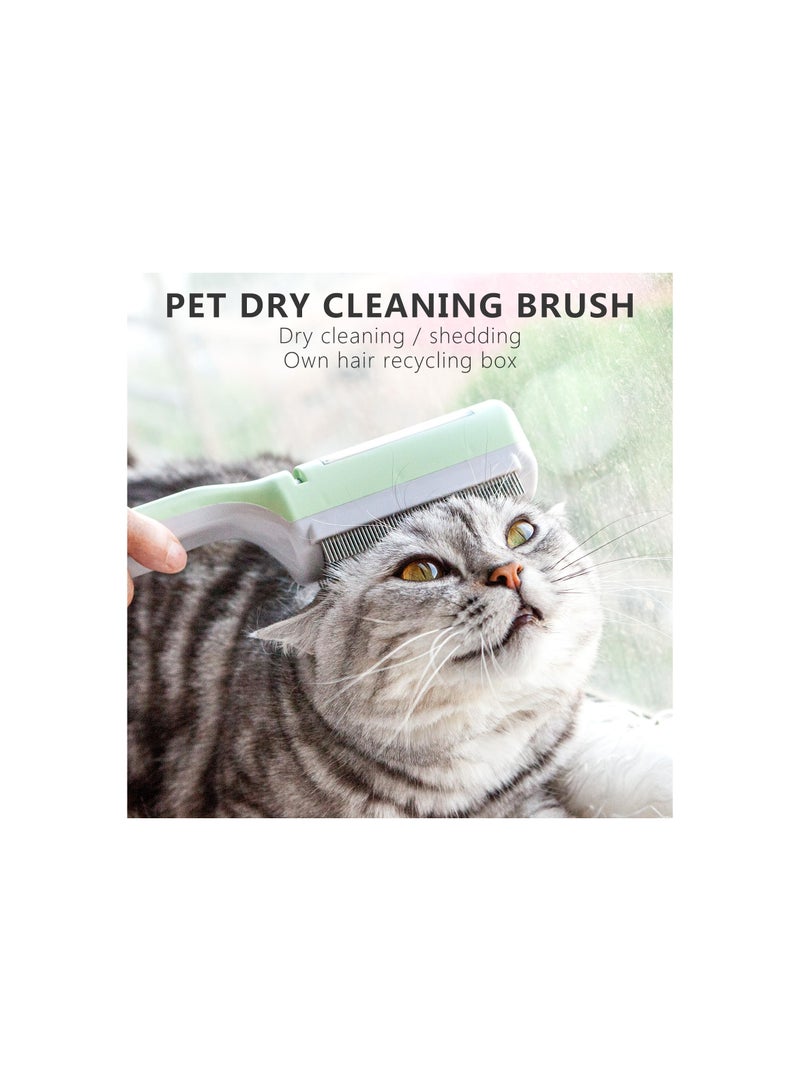 SOLARAE Pet Grooming Brush for Cats and Dogs, Effective Shedding Tool for Short and Long Hair, No Water Needed, Ideal for Indoor Cats and Rabbits, Removes Loose Fur (1 Pack) - Image 4