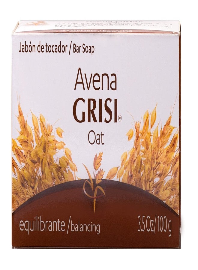 Grisi Oat Soap Cleansing Balancing Soap with Natural Oat Assists in Balancing your Skin and Moisturizing it Delicate Skin AntiAcne Exfoliating Bar Soaps., White, (Pack of 12) - Image 4