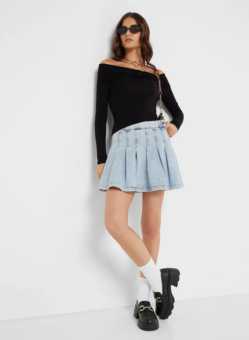 ONLY Off Shoulder Bow Detailed Top