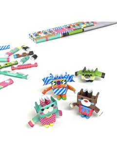 Sweets & Co. Photogenic Sisters Japanese 3D Paper Puzzle Diy Robot Kit For Kids And Origami Kit For Adults