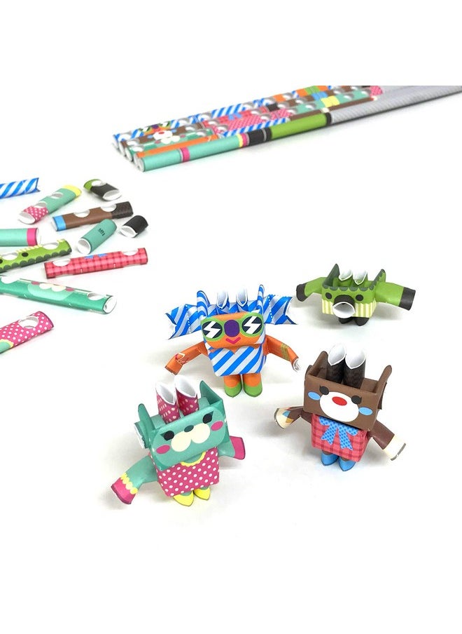 PIPEROID - Sweets & Co. Photogenic Sisters Japanese 3D Paper Puzzle Diy Robot Kit For Kids And Origami Kit For Adults - Image 1