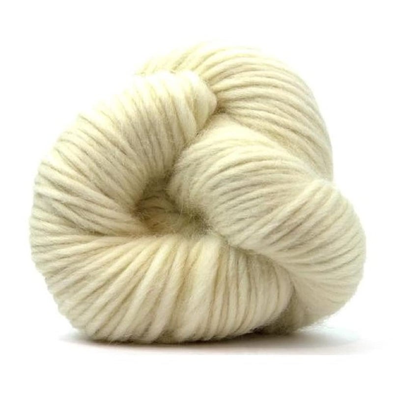 Revolution Fibers Undyed White Cheviot Super Bulky Chunky Weight Yarn Hank 200 Grams Approx 130 Yards