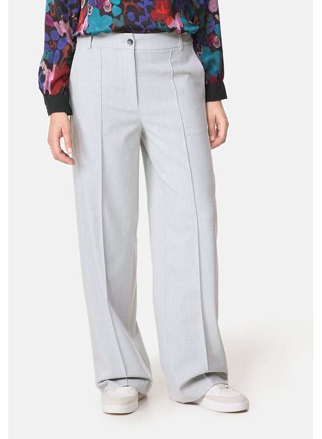 GERRY WEBER Wide Leg Pleat-Front Trousers  - Image 3