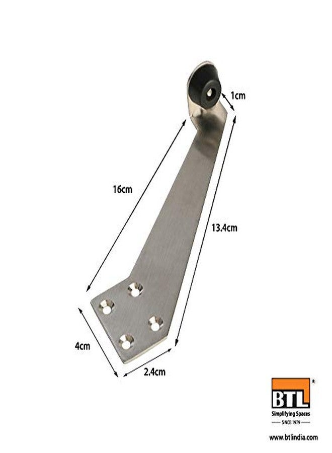 BTL Overhead Door Stopper for Left Hand with Rubber (Overhead Top Jamb Mounted Door Stopper)(Stainless Steel 304)(Pack of 1 piece)(BDF-DS-3L) - Image 4