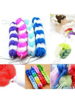 BEAUTRISTRO Combo Of Bath Sponge Round Loofah And Back Scrubber For Men And Women (Multicolour)  - Image 5