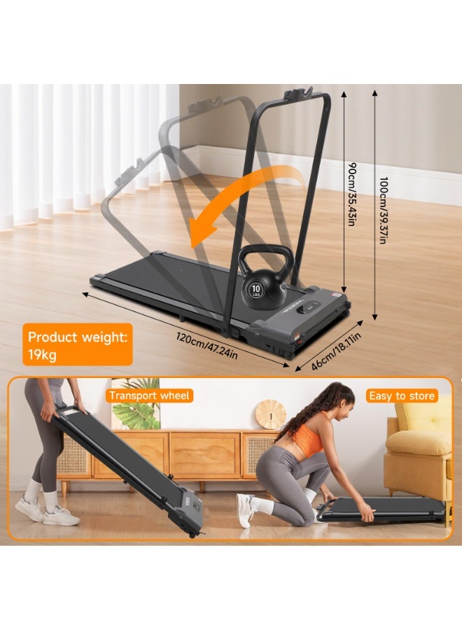 Foldable Walking Pad Treadmill Portable Treadmill with APP for Home Space Saving Design image 2