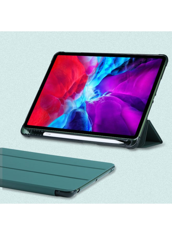 Digital Computer/ipad Protective Case - Ultra-thin Transparent Frosted Design Full Body Protection For Your Device-Color:Matcha Green (solid Bottom Shell)-Applicable Model:Ipad10 Generation (10.9inch /2022)/ipad11