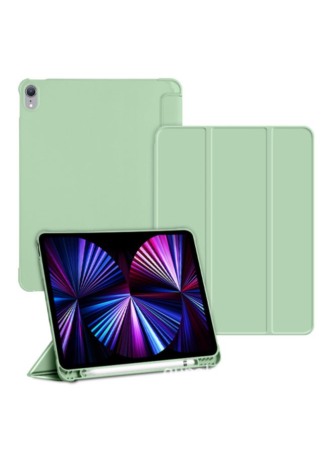 Digital Computer/ipad Protective Case - Ultra-thin Transparent Frosted Design Full Body Protection For Your Device-Color:Matcha Green (solid Bottom Shell)-Applicable Model:Ipad10 Generation (10.9inch /2022)/ipad11