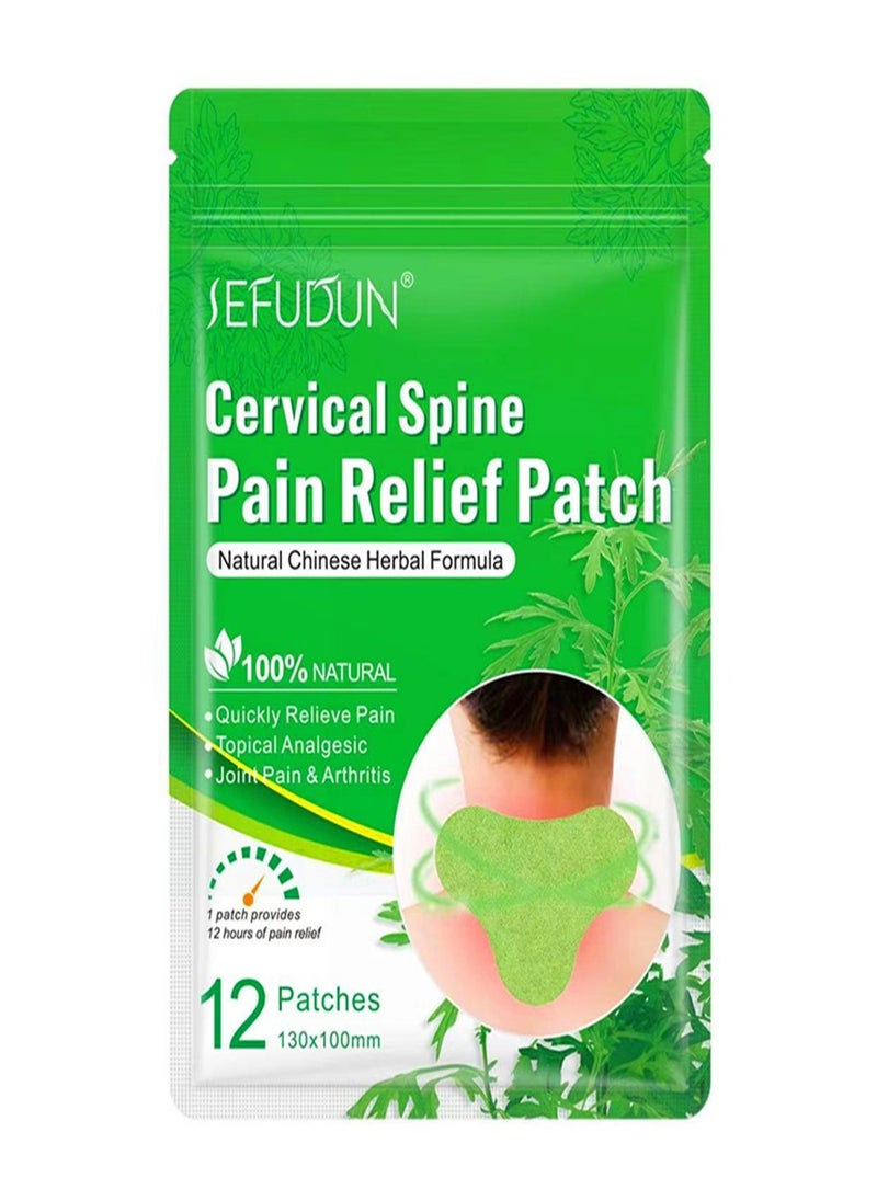 Sefudun - Chinese Herbal Natural Cervical Vertebra Pain Relief Patch Waist Treatment Plaster And Pads For Cervical Vertebra - Image 1