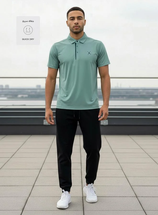 Splash Active Men Stretchable Performance Polo T shirt