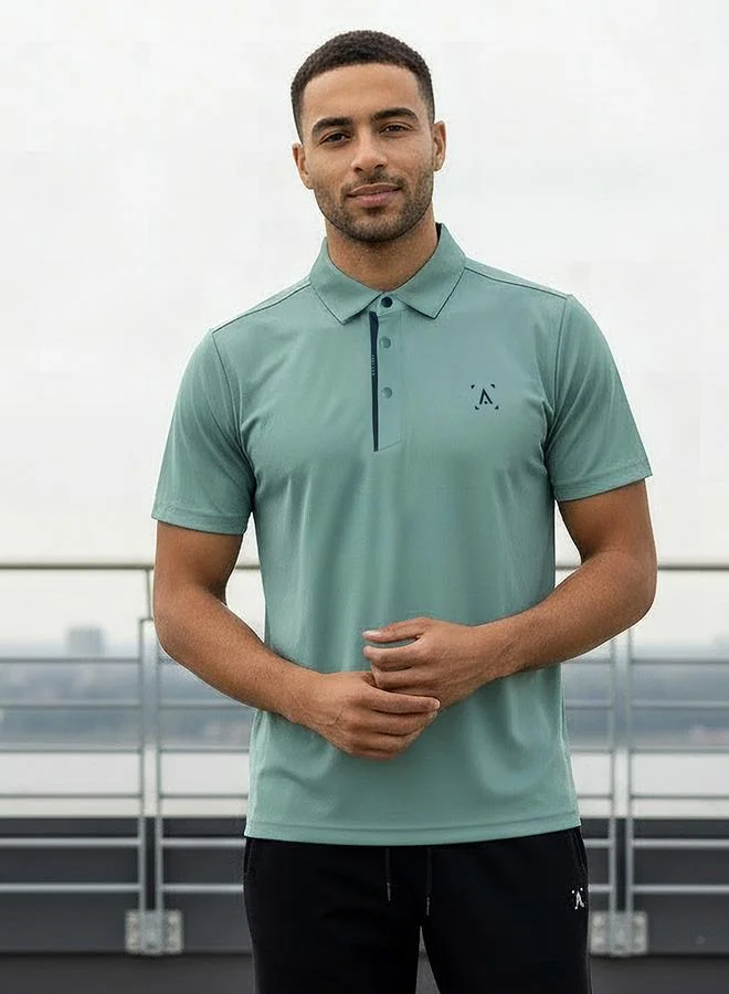 Splash Active Men Stretchable Performance Polo T shirt