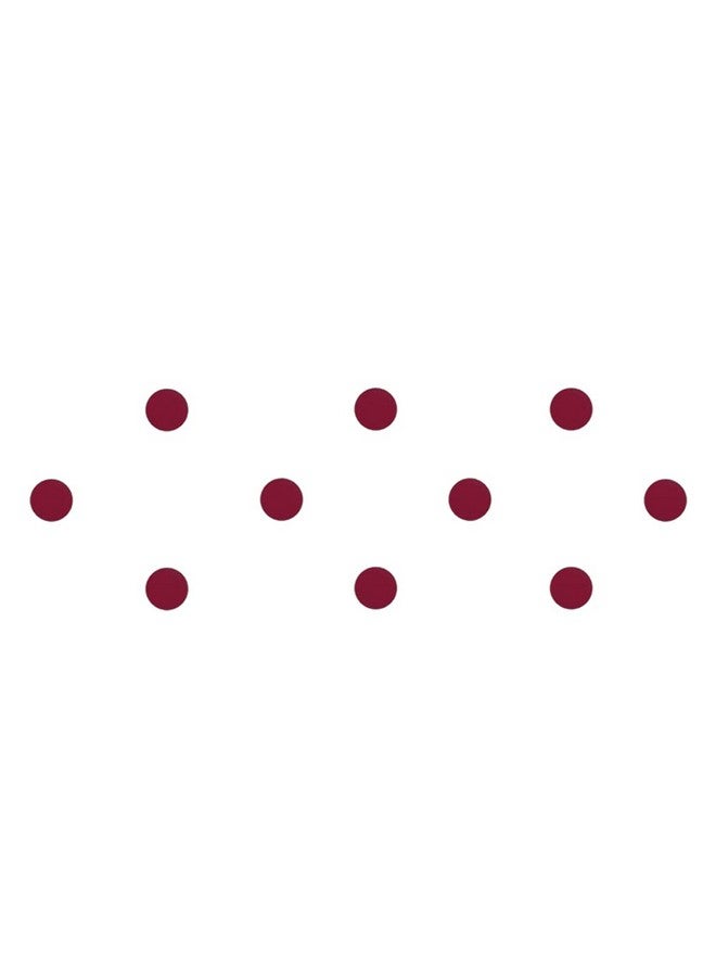 Comet Busters Round Red Velvet Bindi (8 mm) (BIN842) - Image 1