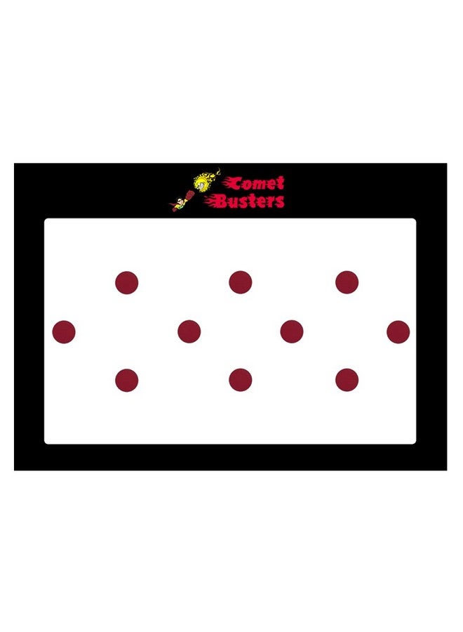 Comet Busters Round Red Velvet Bindi (8 mm) (BIN842) - Image 3