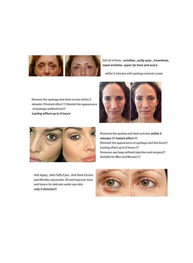 Bukela Magic Eye Cream, Instantly Remove Under Eye Bags Wrinkles Puffiness Dark Circles and Fine Lines, Anti Aging Eye Cream for Men Women  - Image 2