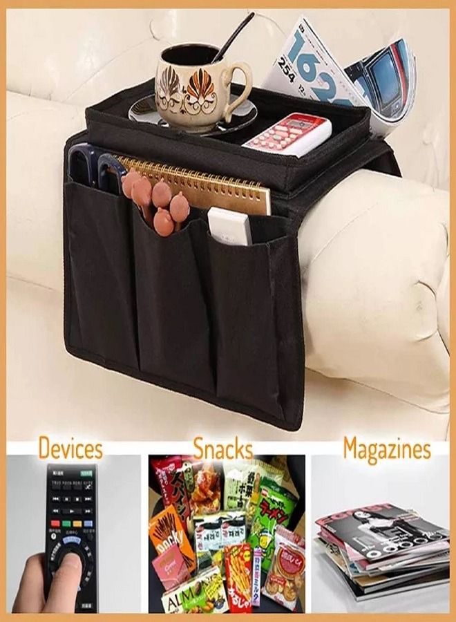 Arm Rest Organizer Black 55x31.5centimetre - Image 4