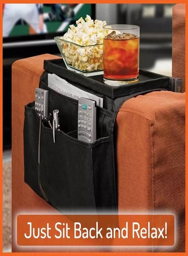 Arm Rest Organizer Black 55x31.5centimetre - Image 2
