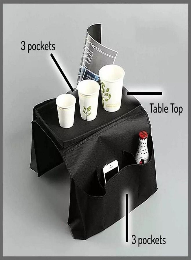 Arm Rest Organizer Black 55x31.5centimetre - Image 3
