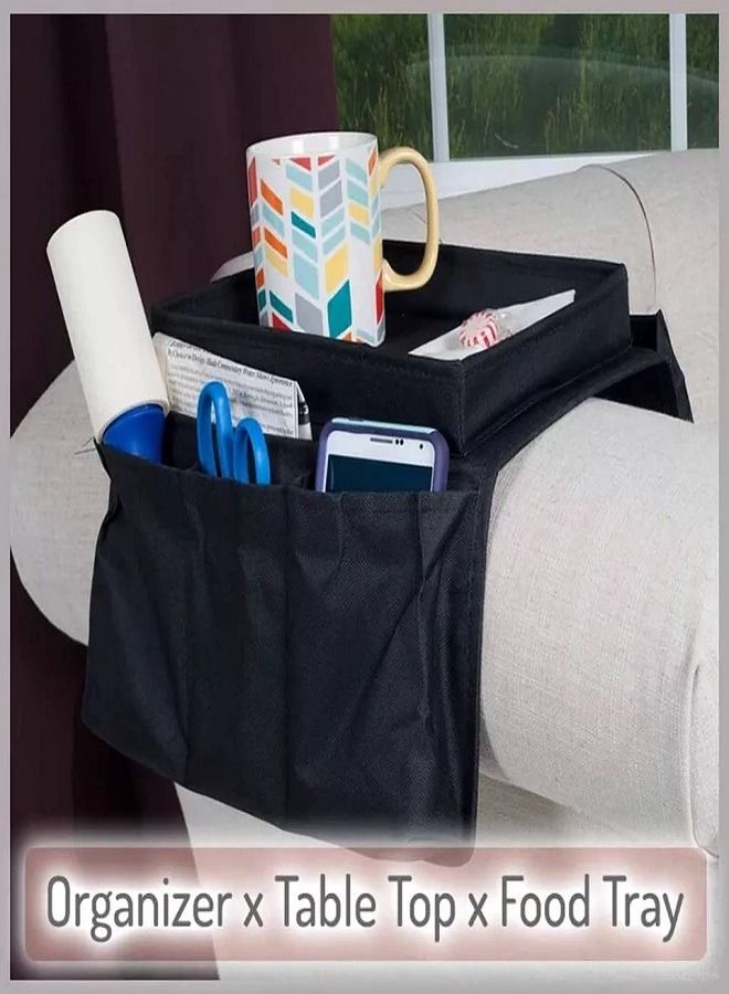 Arm Rest Organizer Black 55x31.5centimetre - Image 5