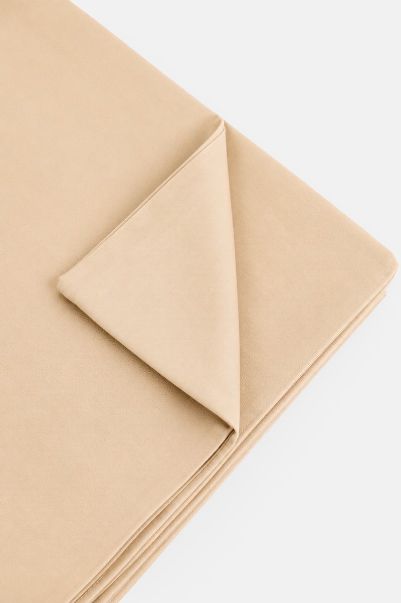 NINE WEST Cotton Duvet Cover Queen, Beige - Image 3