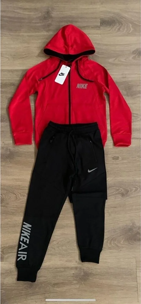 مافي بونجوك كيدز Blue Beads Kids Nike Blue Hooded Super Quality Tracksuit Set