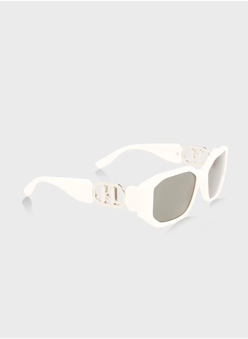 Karl Lagerfeld Modified Rectangle Sunglasses