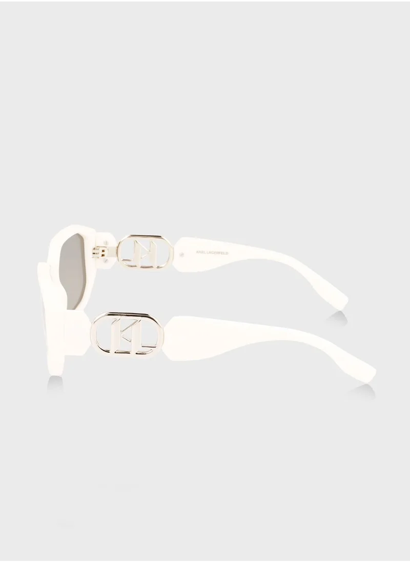 Karl Lagerfeld Modified Rectangle Sunglasses